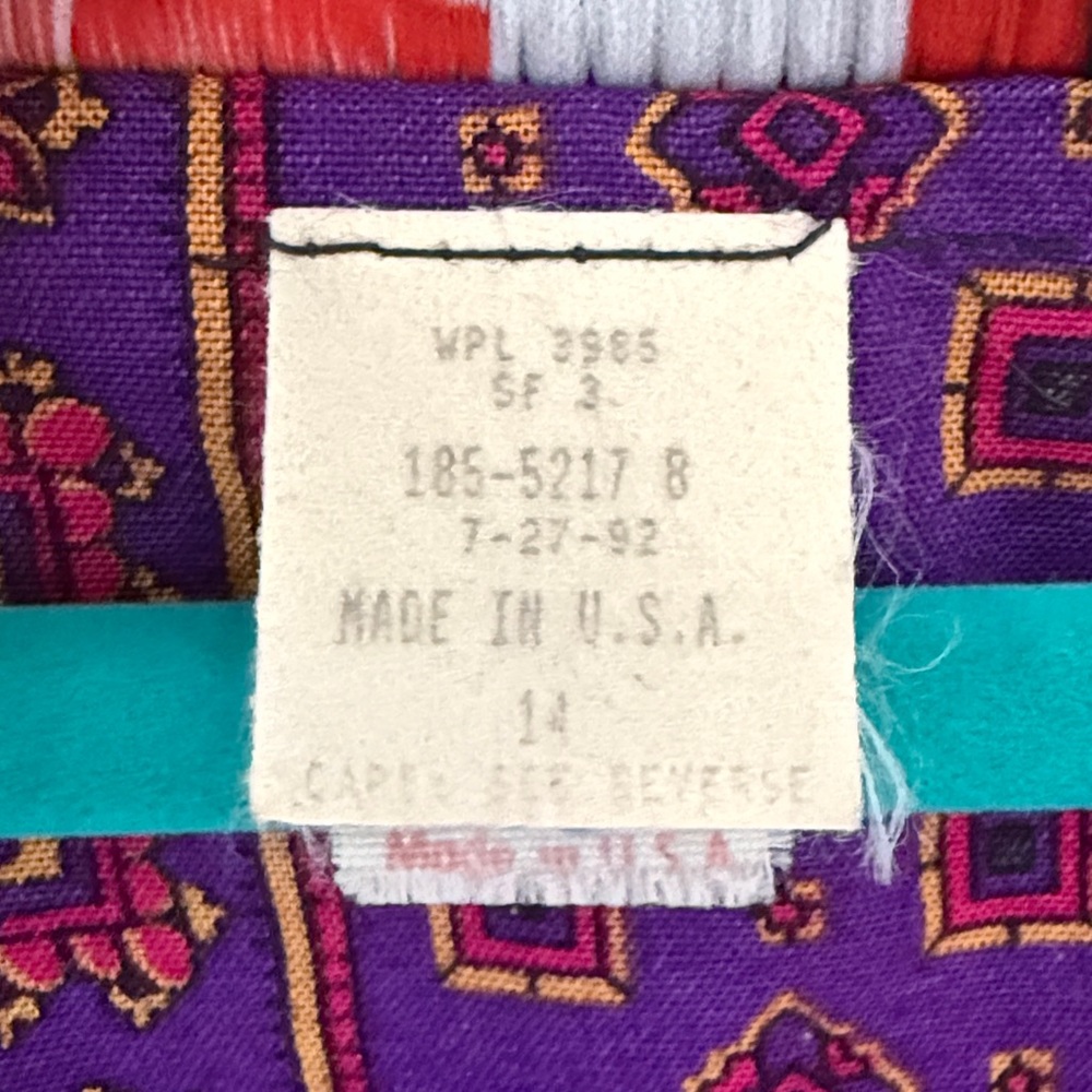 Colorful Patterned Button-Up Jacket - image 6